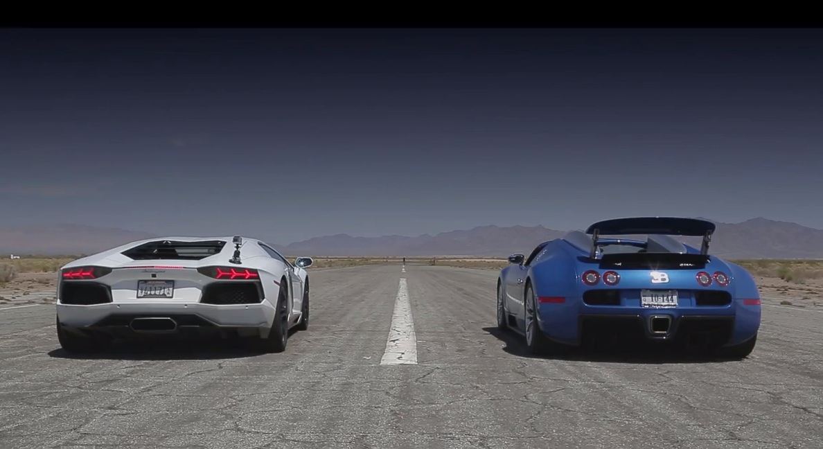 Bugatti Veyron vs Lamborghini Race 5