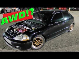 700HP AWD Civic Taking It to the Streets