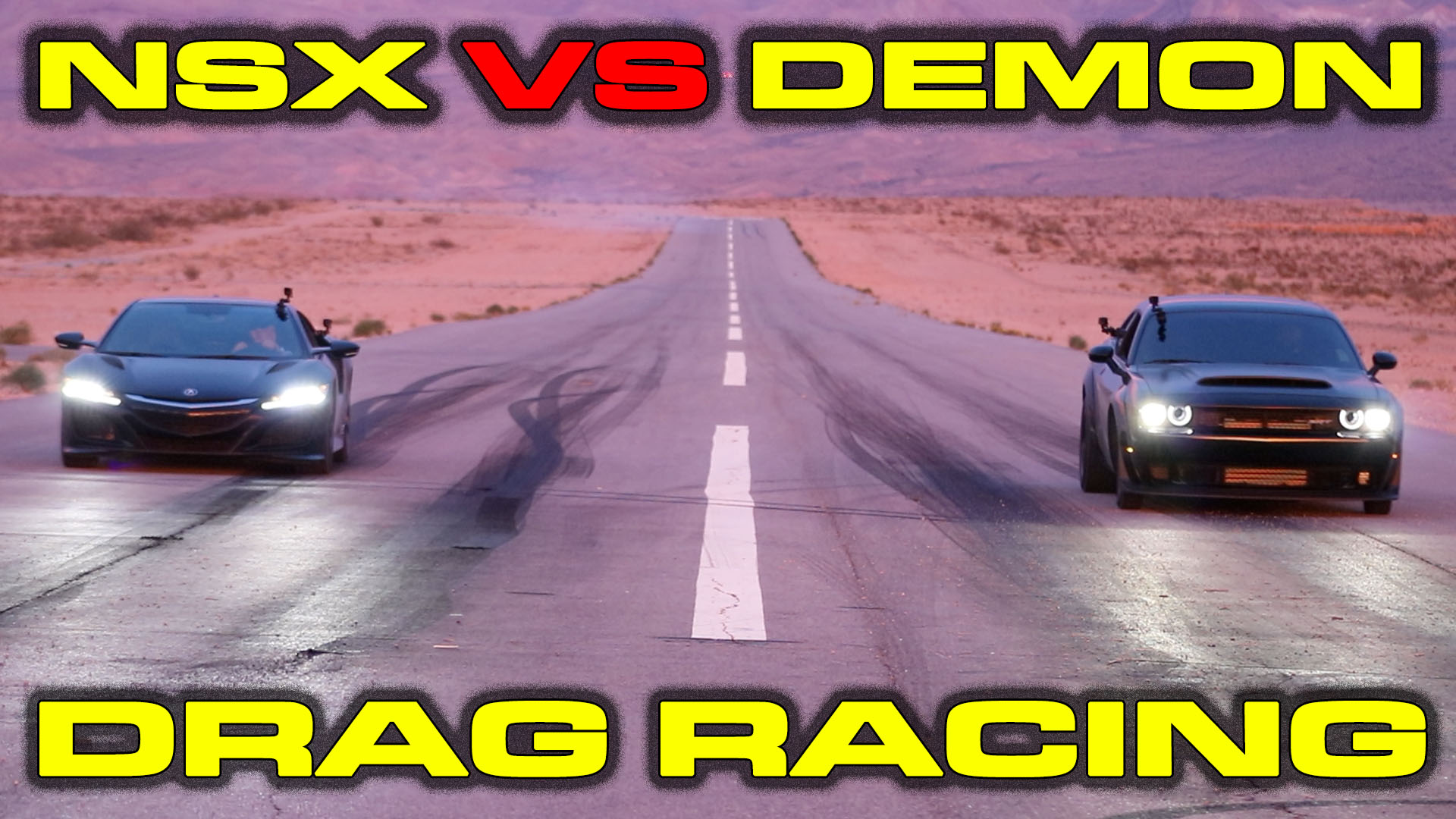 Dodge Demon vs Acura NSX