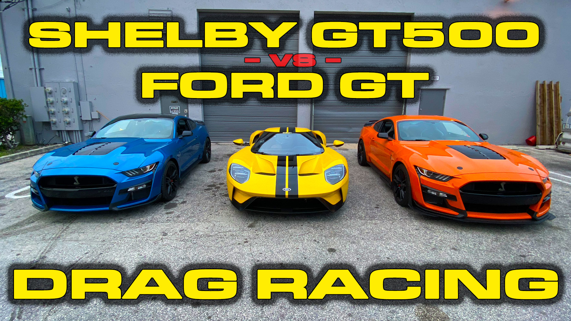 Shelby GT500 vs Ford GT