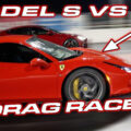 Ferrari F8 vs Tesla Model S