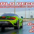McLaren 765LT World Record 1/4 Mile