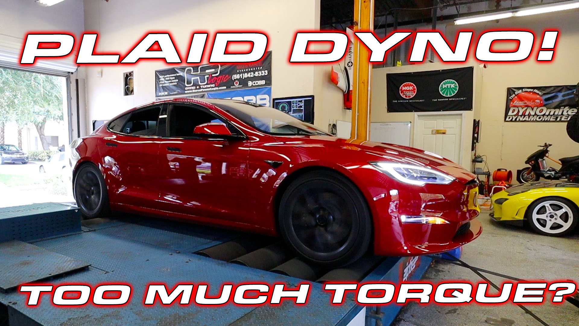 Tesla Model S Plaid Dyno