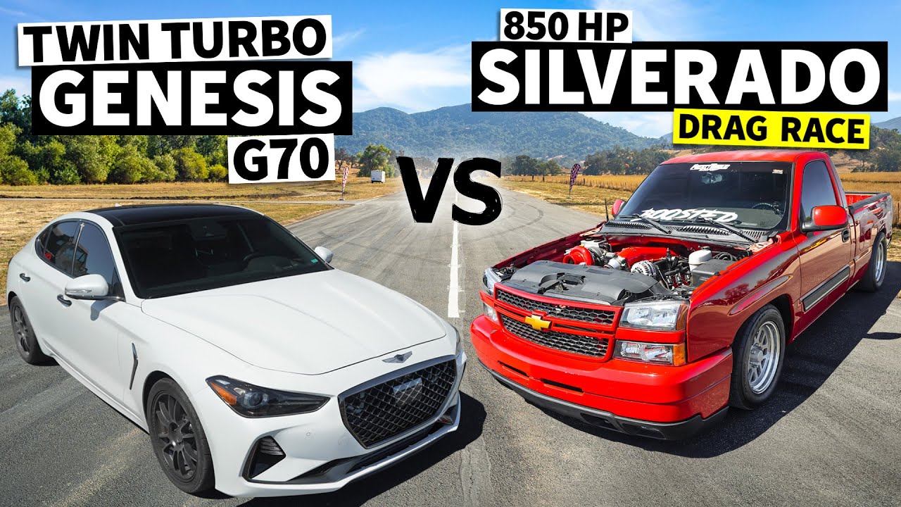 Turbo Chevy Silverado vs. Twin Turbo Genesis G70 – This vs. That