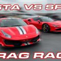 Ferrari SF90 vs Pista