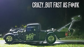 Crazy Fast Twin Turbo 1933 Dodge Truck – Drag Racing