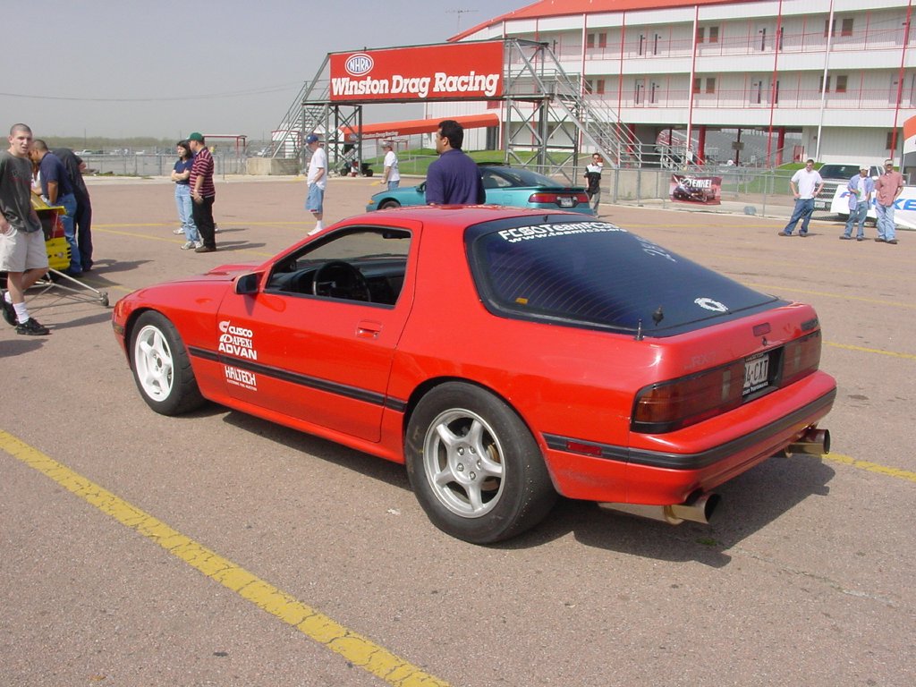 1978 Mazda RX-7 Drag Racing. 