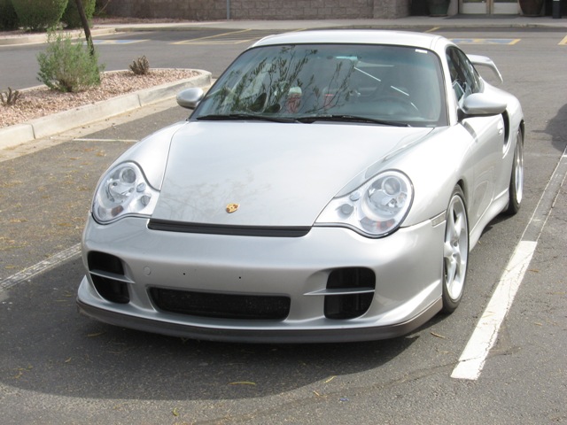 silver 2002 Porsche GT2 