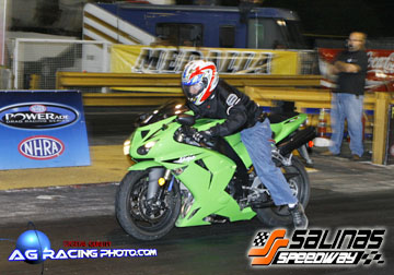 2007 Kawasaki Ninja ZX10R 1/4 mile Drag 0-60 - DragTimes.com