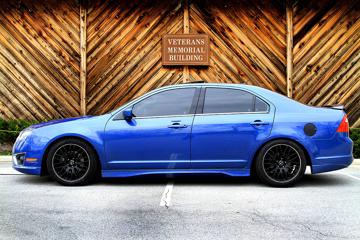 2010 Sport Blue Metallic Ford Fusion Sport Fwd Pictures Mods Upgrades Wallpaper Dragtimes Com