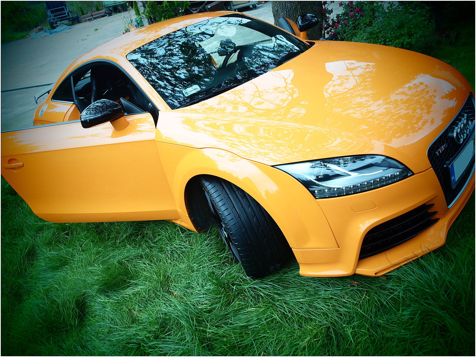 Orange 2011 Audi TT RS VR6 Turbo