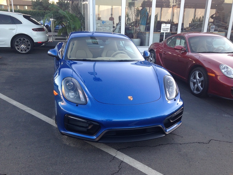 2015 Blue Porsche Cayman GTS picture, mods, upgrades