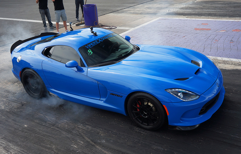 Blue 2015 Dodge Viper GT 