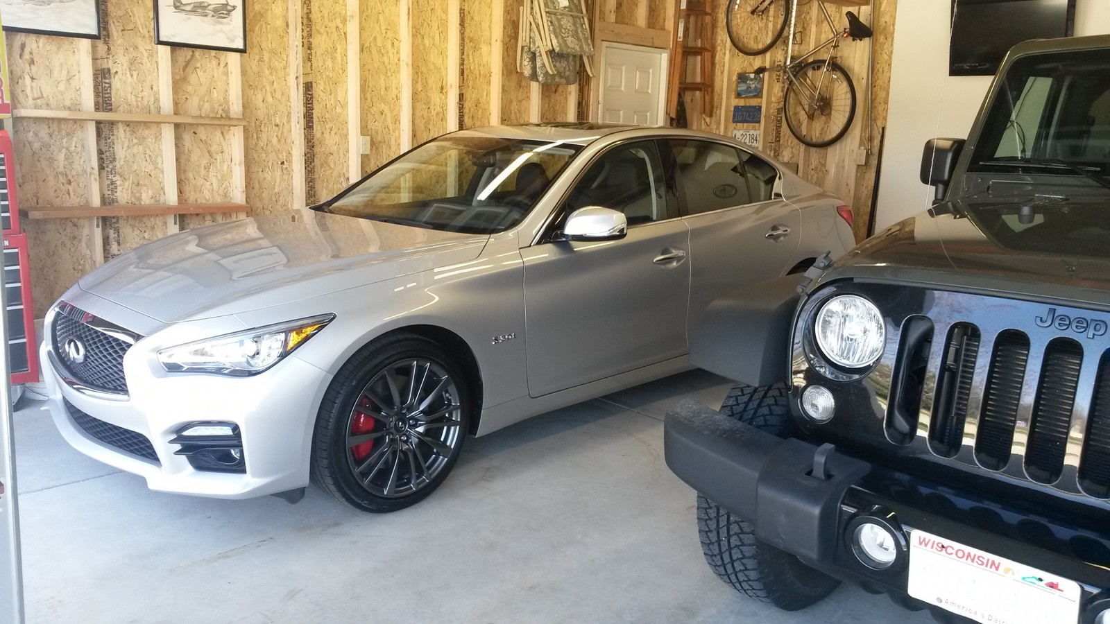 2017 silver Infiniti Q50 red sport picture, mods, upgrades
