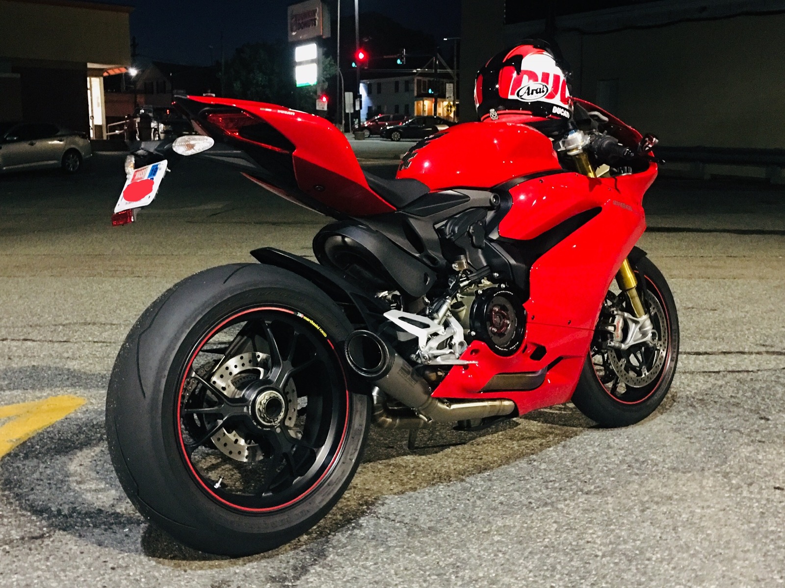 Red  2015 Ducati Superbike 1299s Panigale