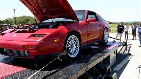 Red 1987 Nissan 300ZX Turbo