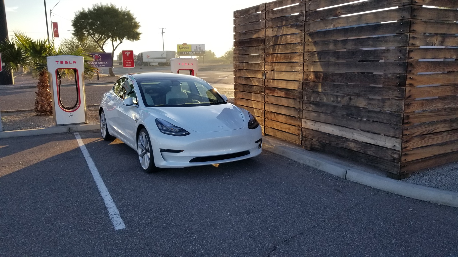 White 2019 Tesla Model 3 Performance 