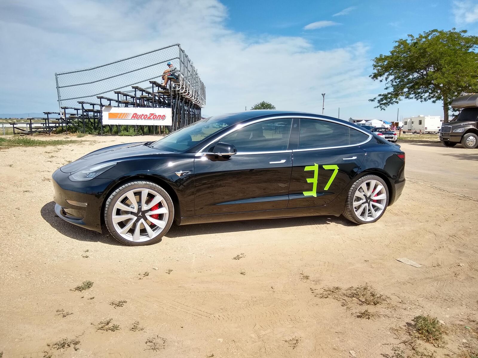 Black 2019 Tesla Model 3 Performance