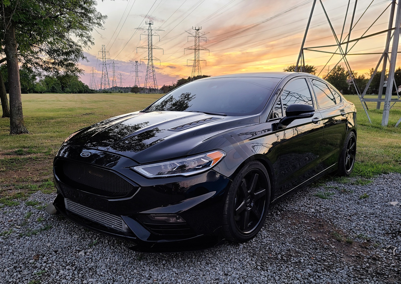 Black 2018 Ford Fusion Sport