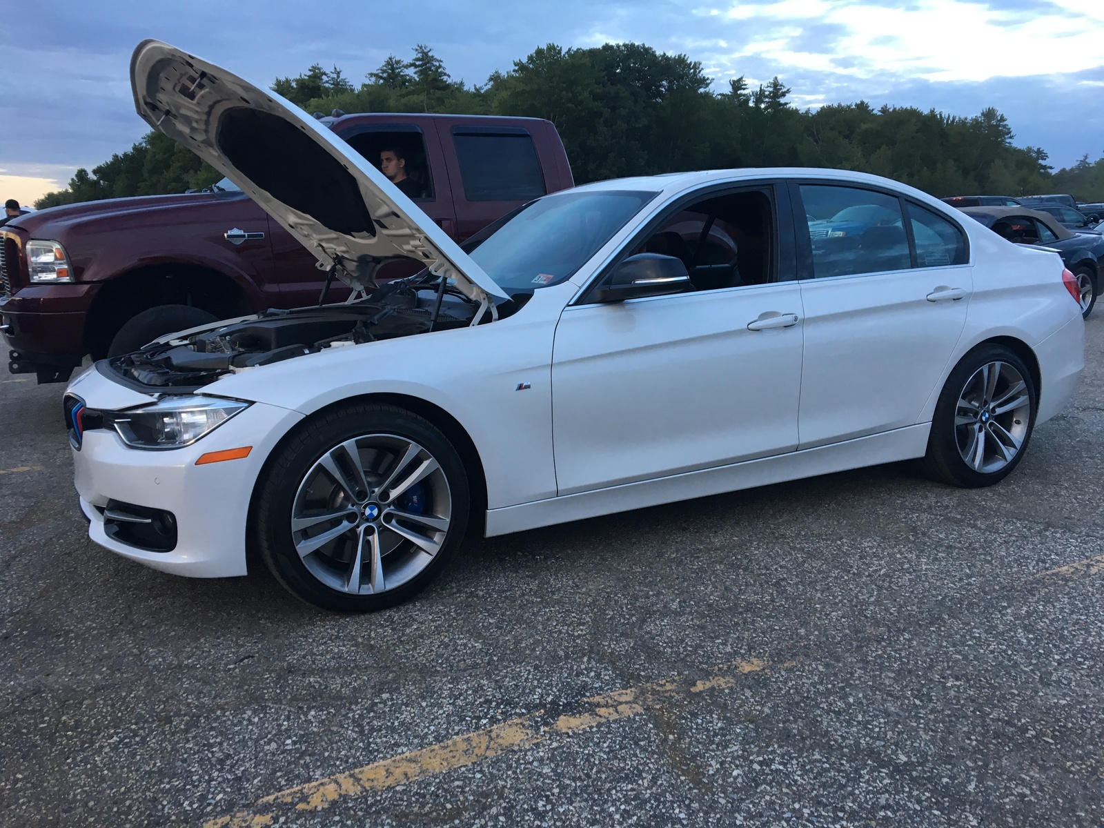 2015 Mineral White BMW 335i Sport Line picture, mods, upgrades