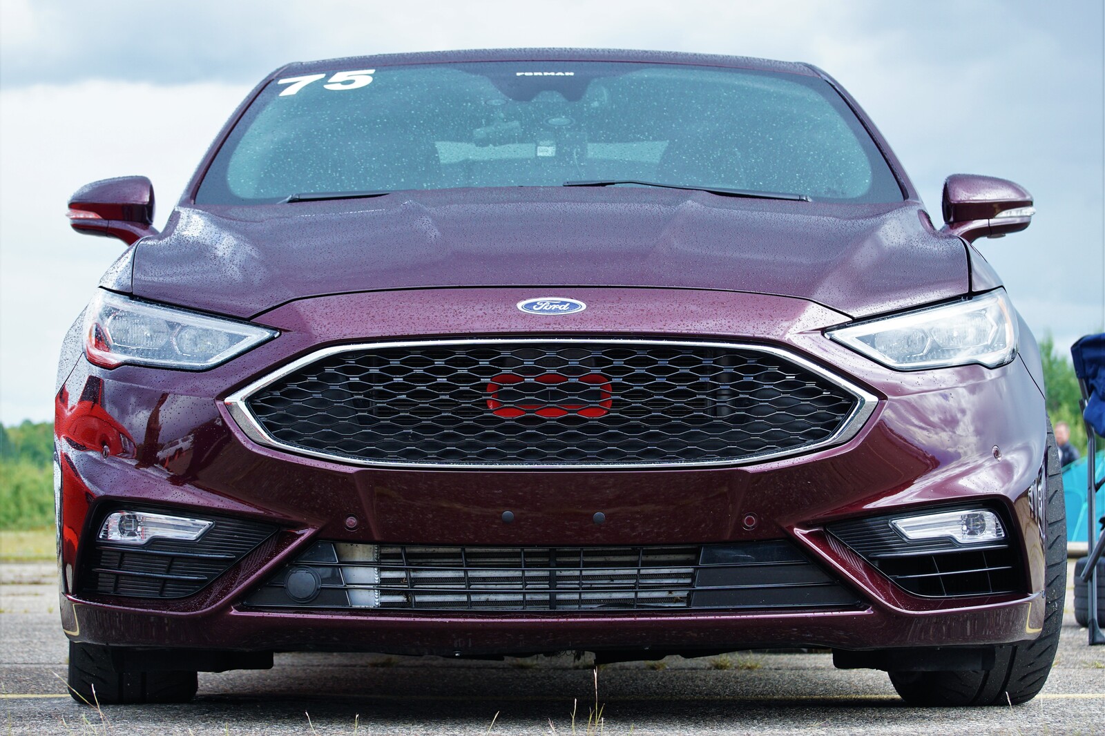 2017 Burgundy Ford Fusion Sport picture, mods, upgrades
