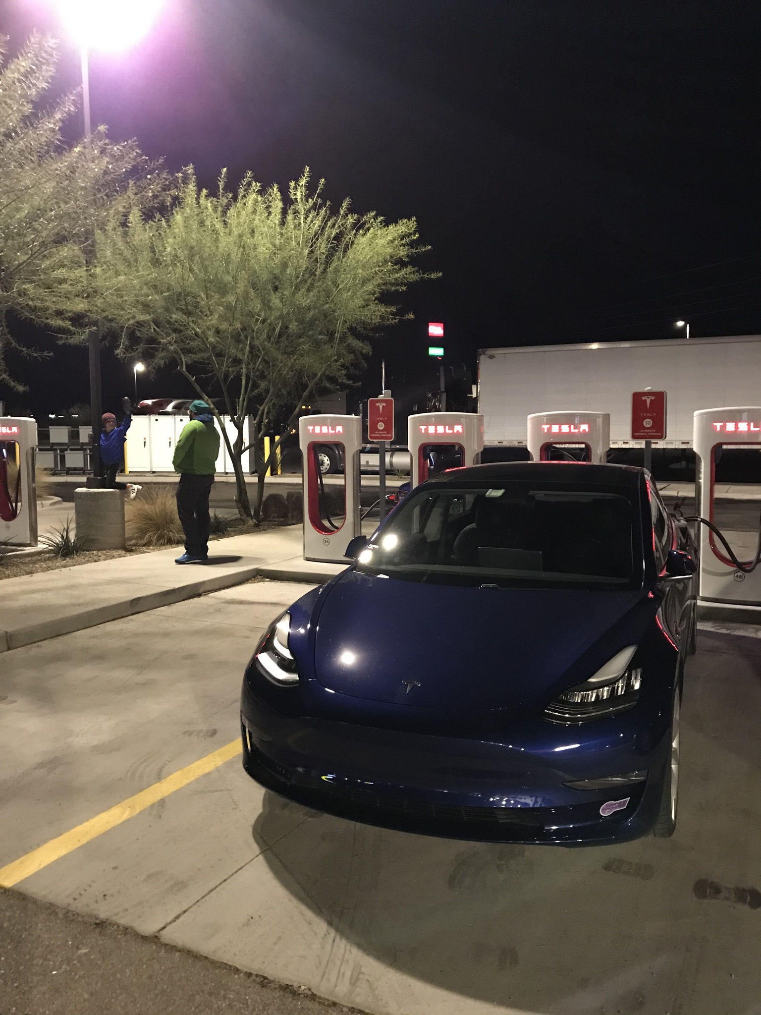 2019 Blue Tesla Model 3 Performance picture, mods, upgrades