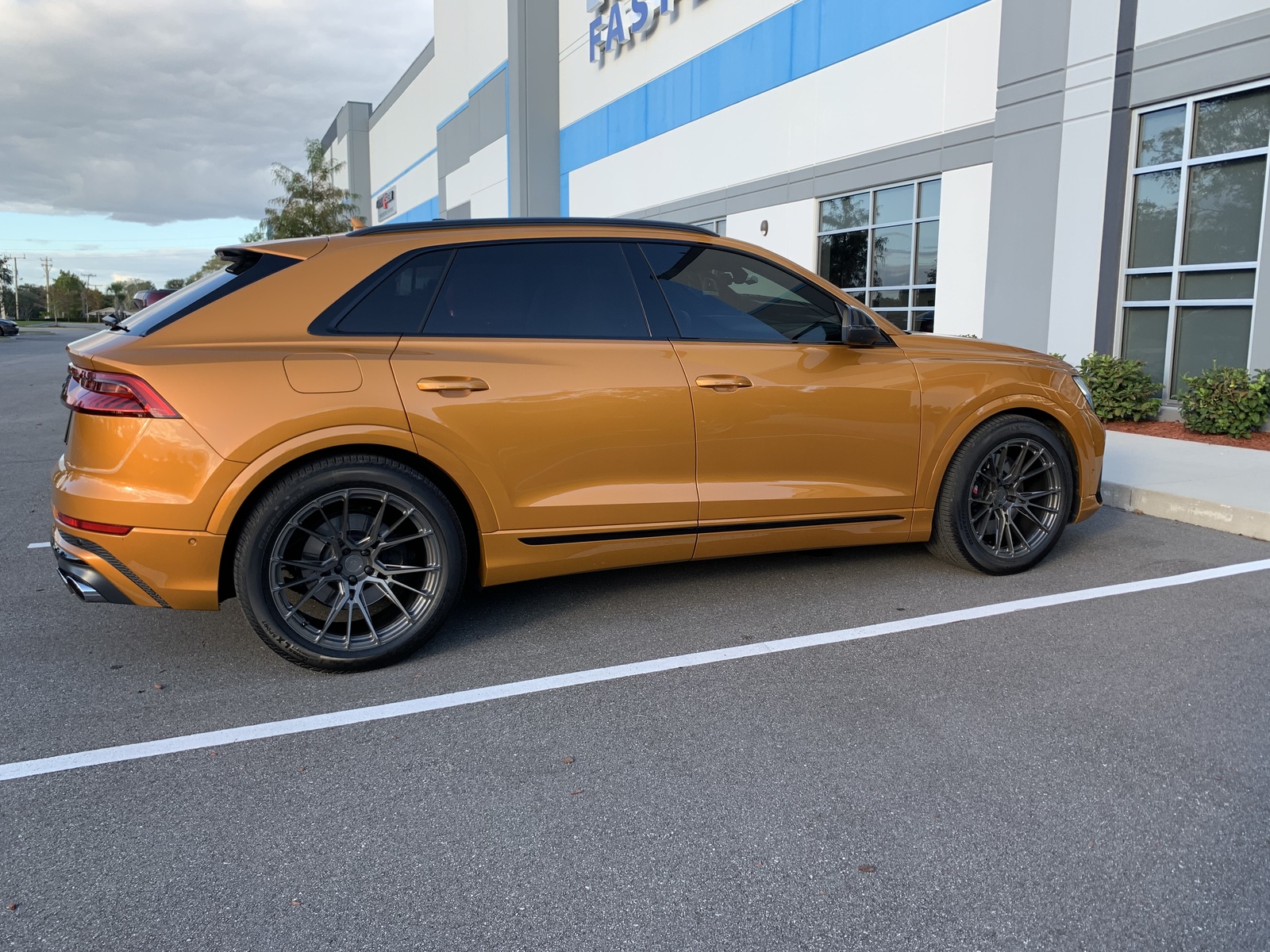 Orange 2021 Audi SQ8 