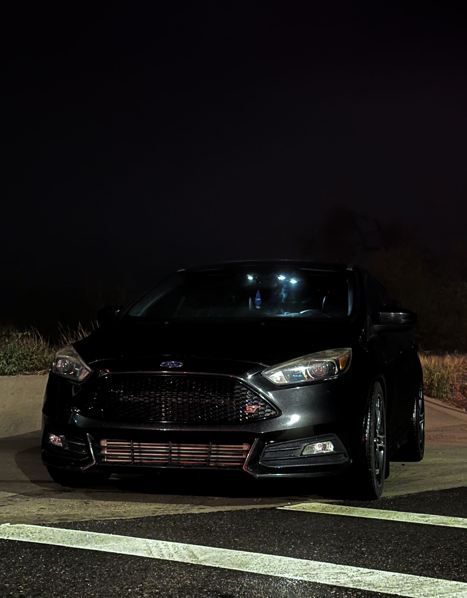Black 2015 Ford Focus St 3