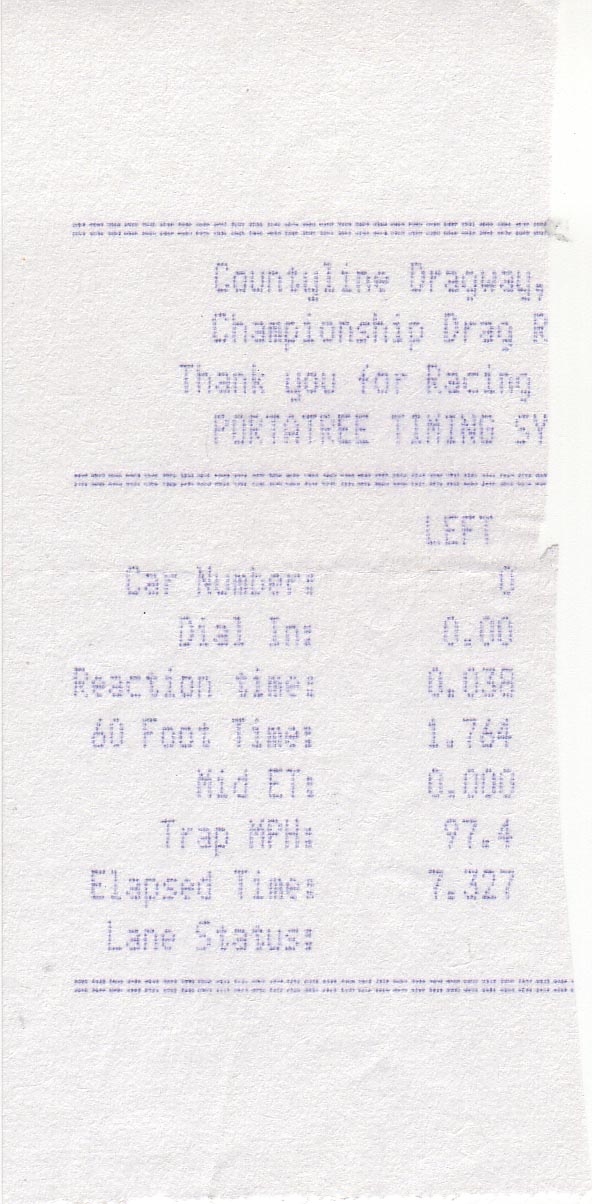Ford Mustang Shelby-GT500 Timeslip Scan