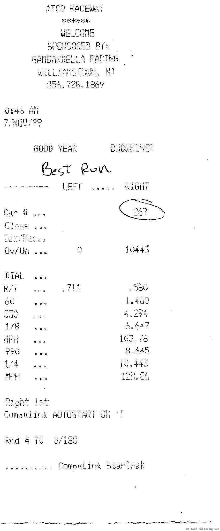 Chrysler Conquest Timeslip Scan
