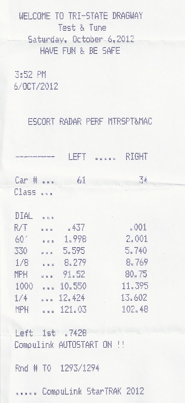 Dodge RAM SRT10 Timeslip Scan