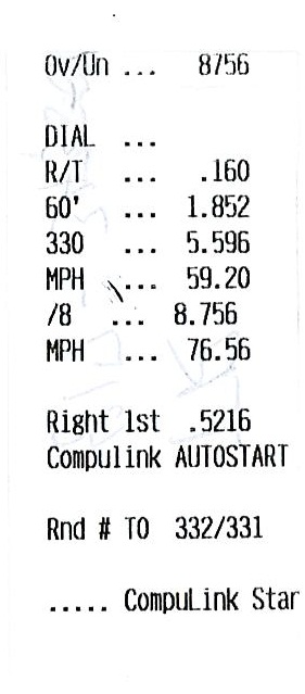 Chevrolet CK1500 Truck Timeslip Scan