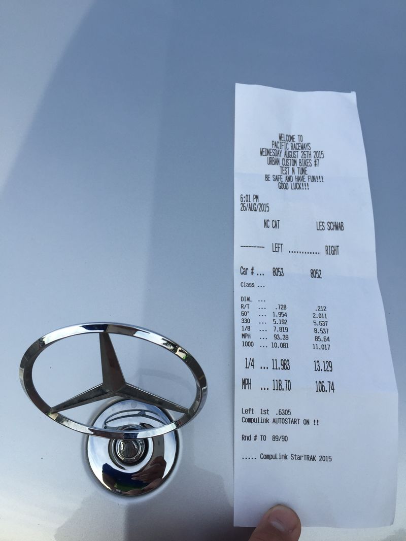 Mercedes-Benz E63 AMG Timeslip Scan