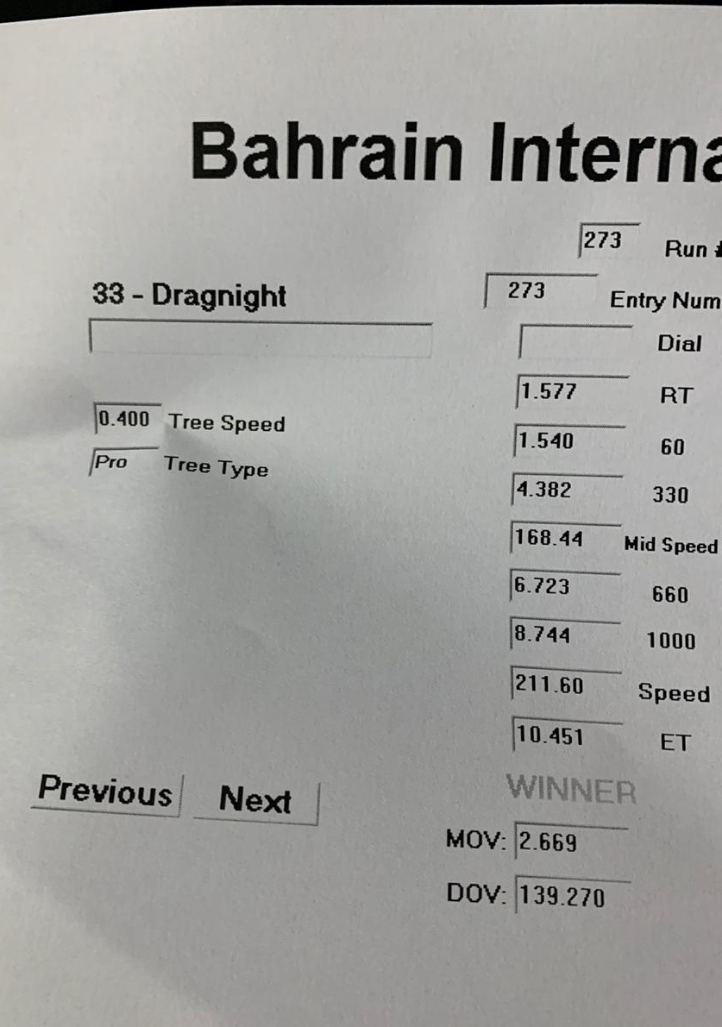 Dodge Charger Hellcat Timeslip Scan