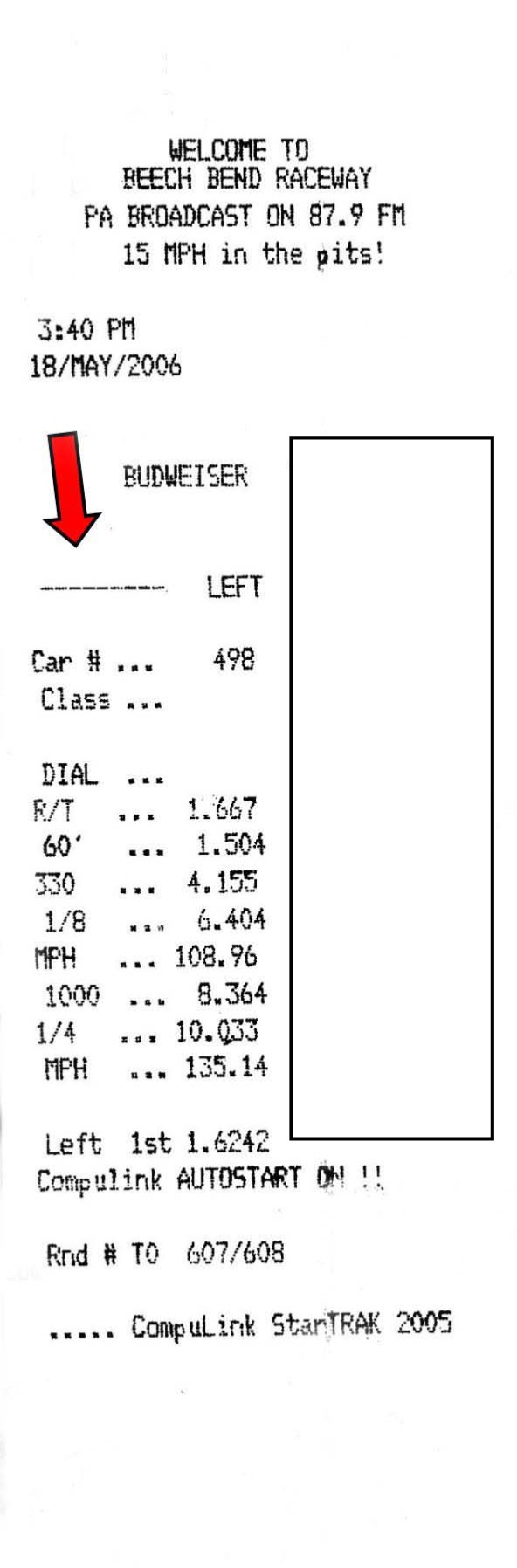 1987  Buick Grand National  Timeslip Scan