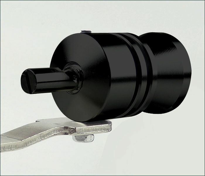Black Universal Turbo Sound Exhaust Muffler Pipe Whistle Blow-off BOV Simulator