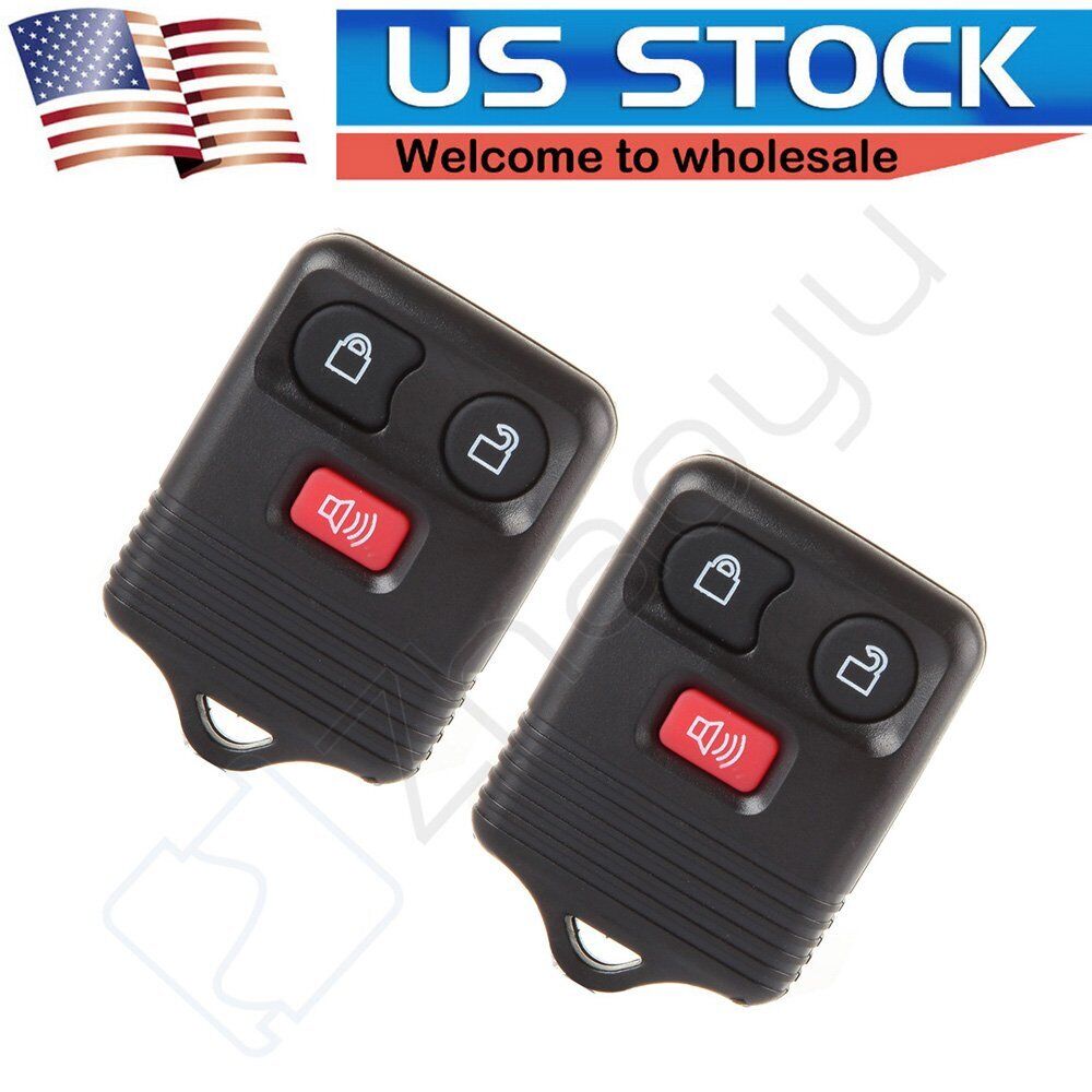 2 For Ford F150 Excursion Ranger 1998 1999 2000-2010 Remote Keyless Entry System