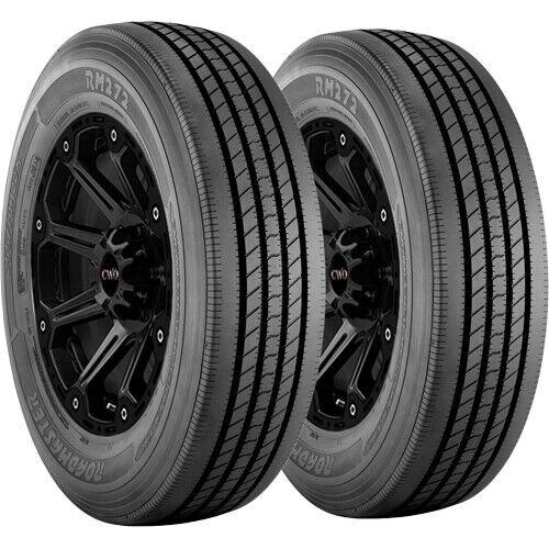 (QTY 2) 215/75R17.5 Roadmaster RM272 Trailer 135/133L Load Range H Tires