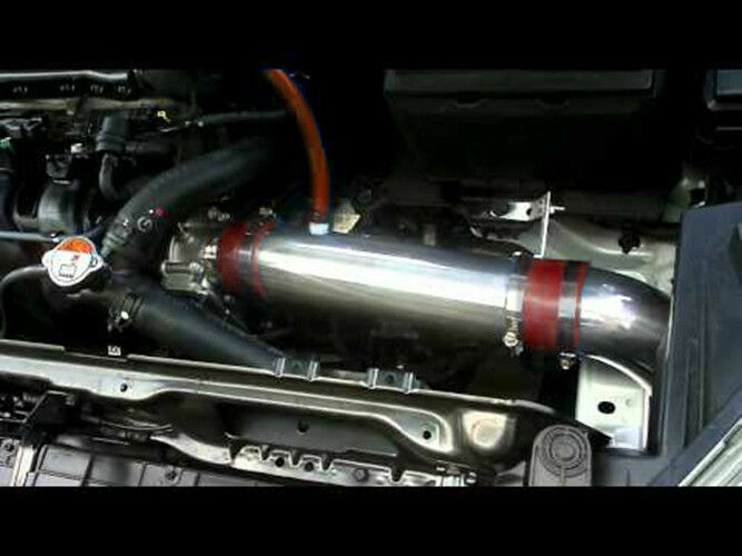 BCP RED 2012-2015 Veloster Accent Rio 1.6L GDi L4 Cold Air Intake Kit + Filter