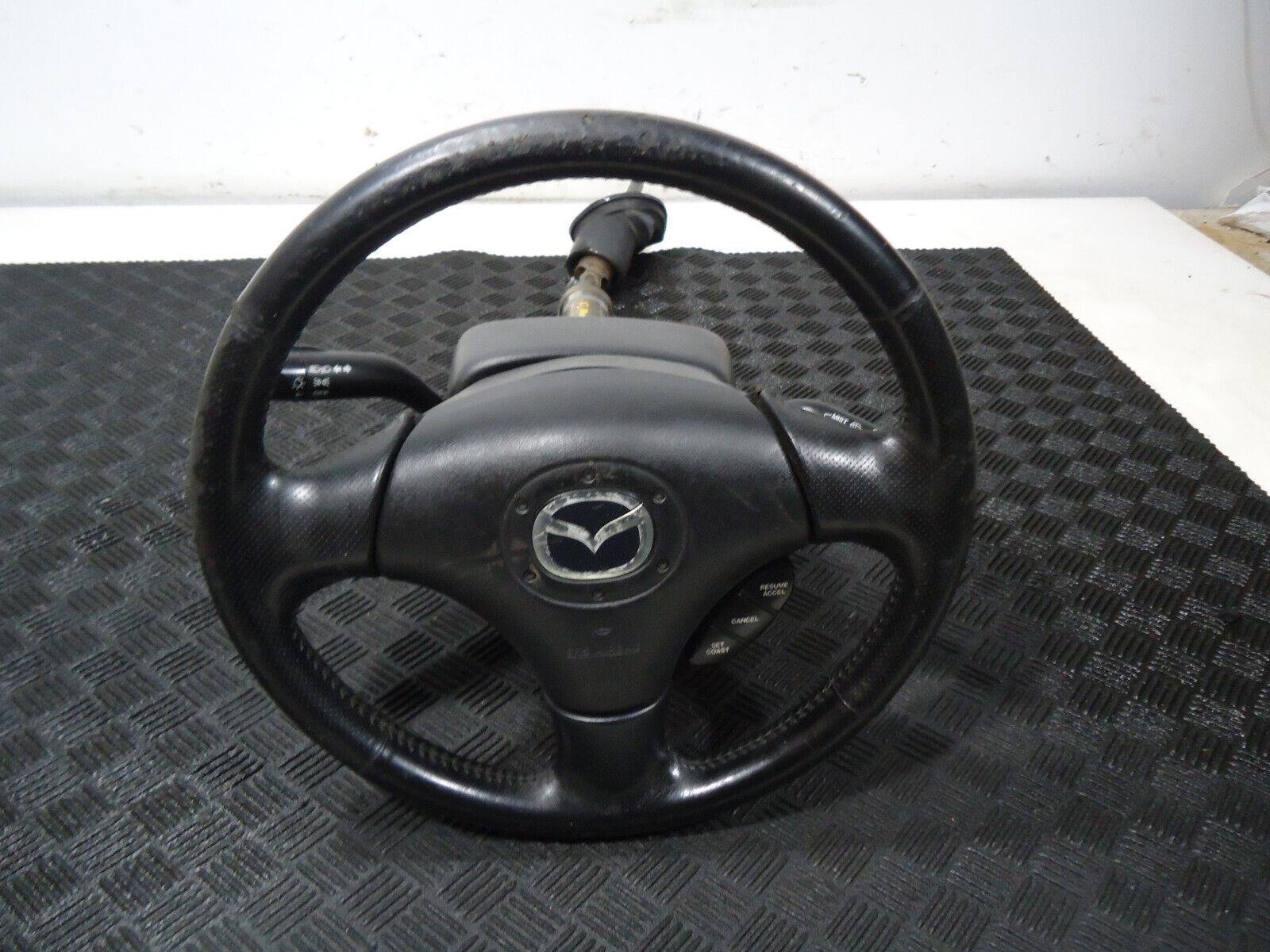 2003 MAZDA PROTEGE5 PROTEGE 5 2.0L FWD A/T STEERING WHEEL COLUMN WITH KEY