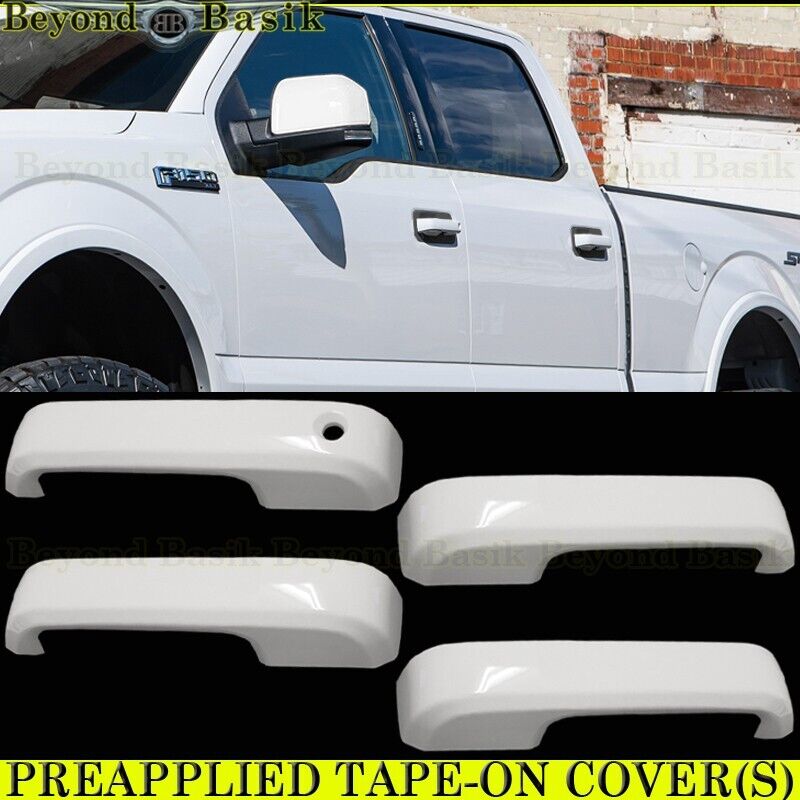 2017-2022 FORD F250-F550 Crew Cab Door Handle COVERS W/O SMKH Z1 YZ OXFORD WHITE