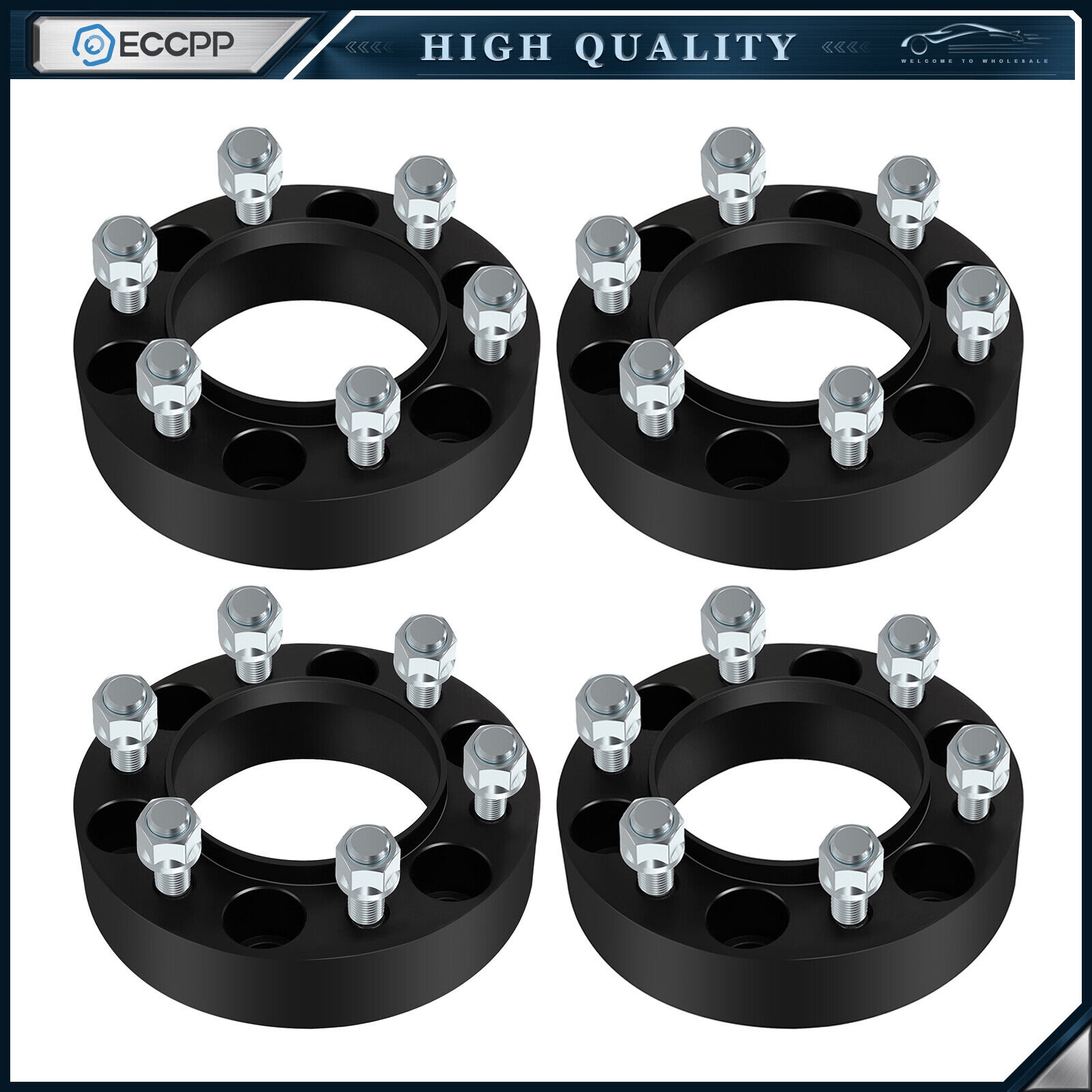 4Pcs 1.25 inch Hubcentric Wheel Spacers 6x5.5 For Toyota Tacoma 4WD 2002-2023