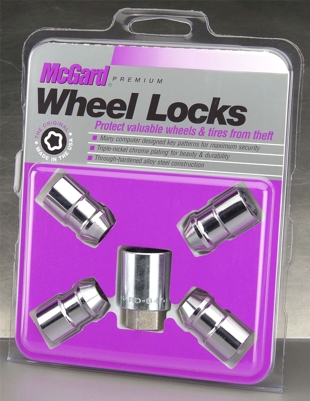 McGard M12x1.5 Locking Wheel Lug Nuts & Key 3/4\