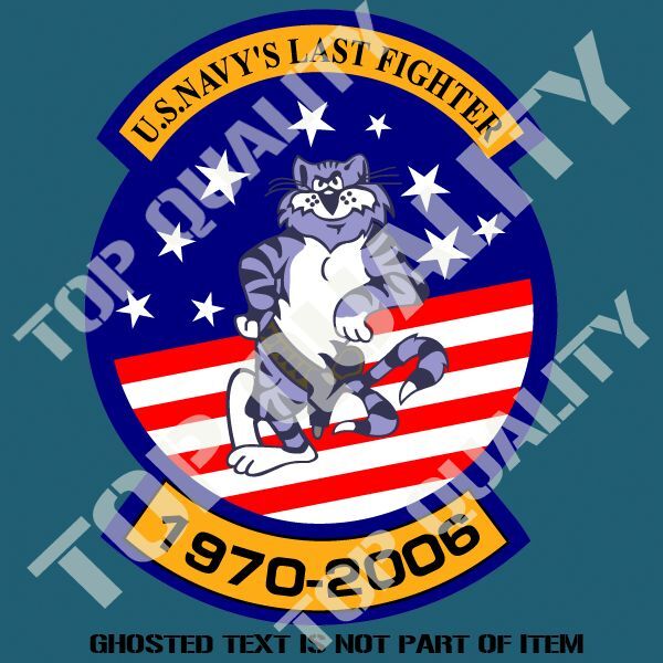 TOMCAT F14 US NAVY LAST FIGHTER  DECAL STICKER AMERICAN AIR FORCE DECAL STICKERS