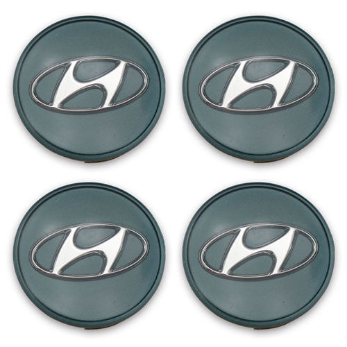 Set 4 52960-38300 99-06 Hyundai Sonata Tiburon Elantra Wheel Center Caps Hubcaps