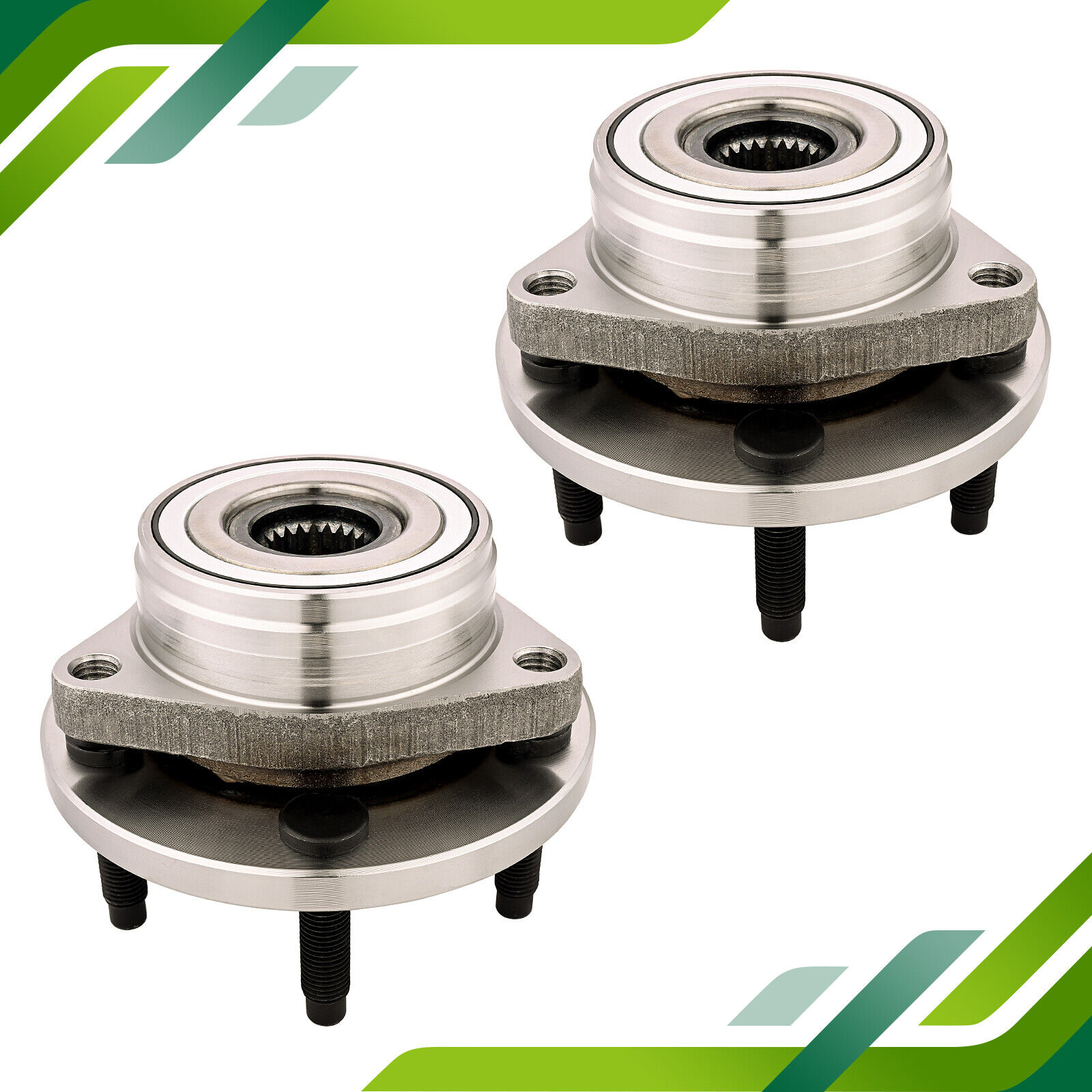 Pair Front Wheel Bearing & Hub for Ford Taurus Lincoln Continental Mercury Sable