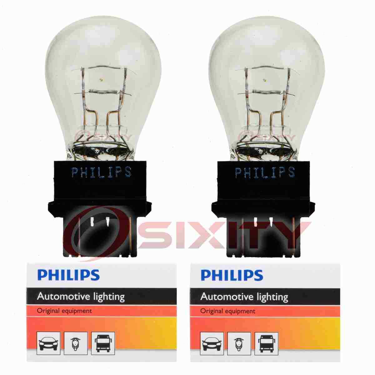 2 pc Philips Back Up Light Bulbs for Plymouth Acclaim Neon Prowler 1993-2001 sb