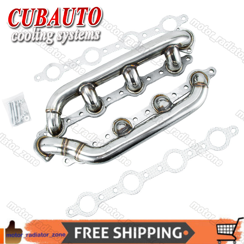 Stainless Steel Headers Manifold Fits 99-03 Ford F250 F350 F450 Powerstroke 7.3L