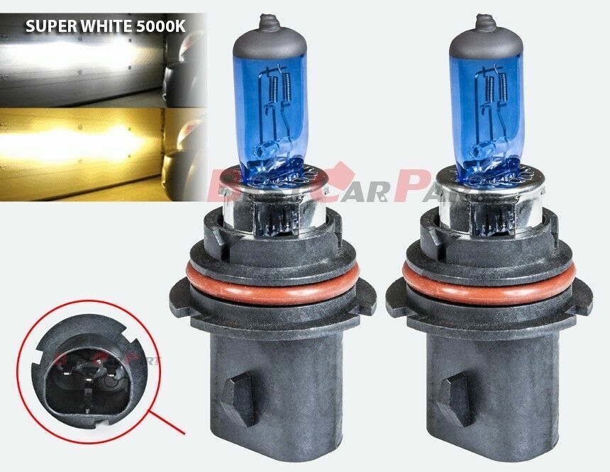 9007 HB5 Xenon HID Headlight High/Low Beam Halogen Bulbs 5000K For Ford