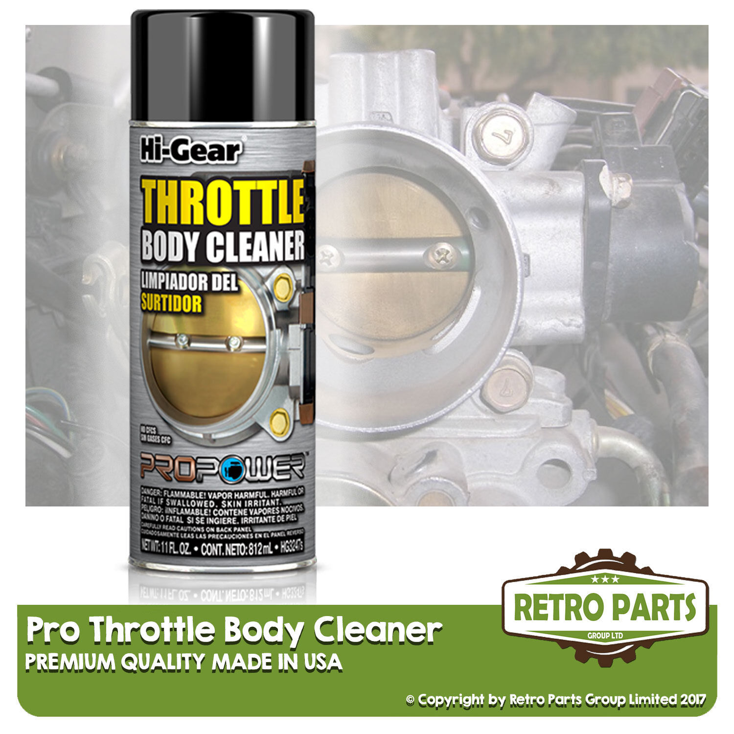 Throttle Body Cleaner for Ford Bantam. Idle Air Induction Control Valve